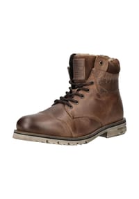 bugatti - Leder Stiefelette - Taupe