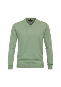 CASAMODA - Pullover, V-Ausschnitt, Baumwolle, für Herren - Schwarz