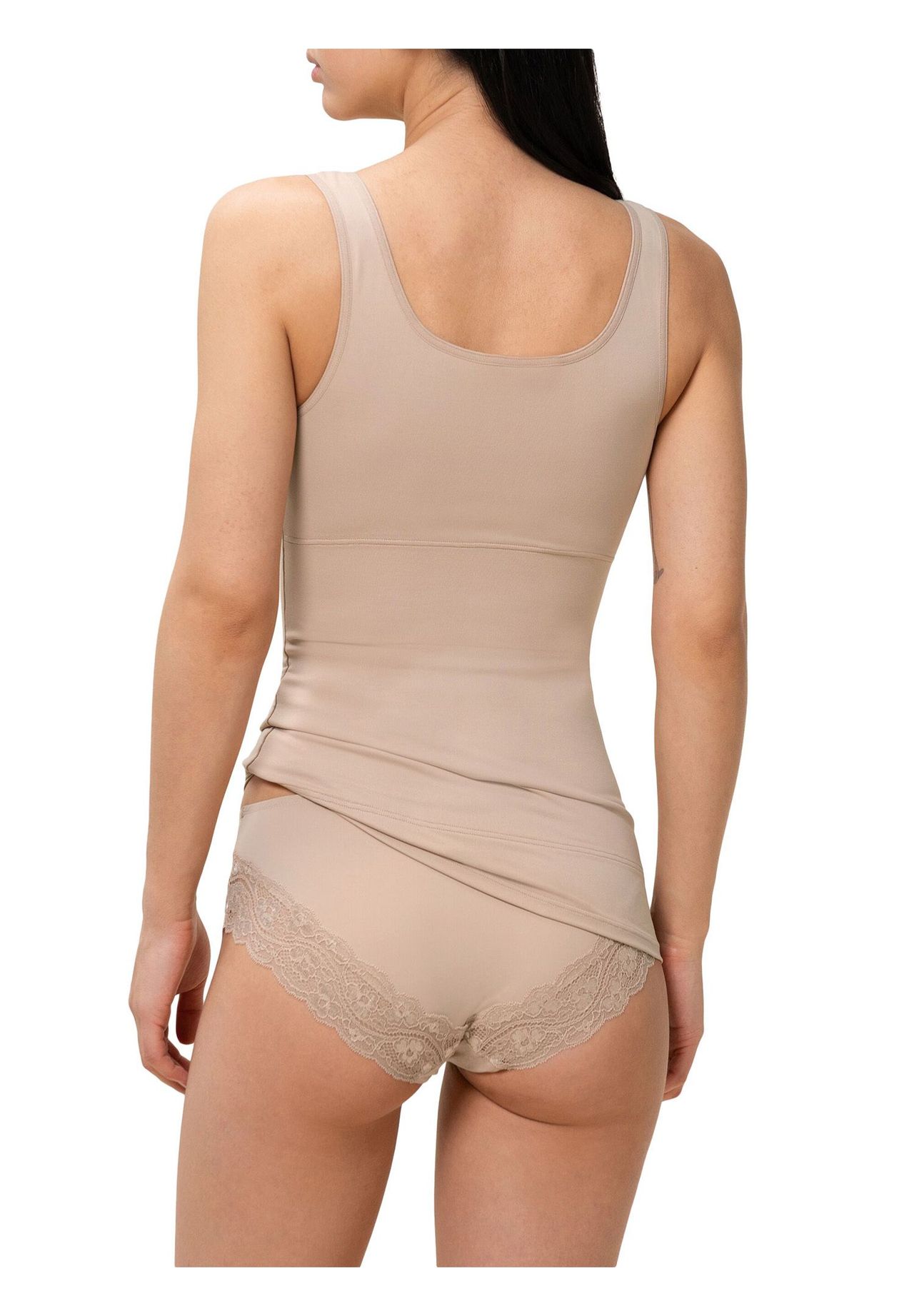 Triumph Trendy Sensation Unterhemd, Figurbetont, Uni, FüR Damen, Beige, M