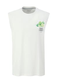 s.Oliver - Tanktop, Baumwolle, für Herren - 01D1 WHITE