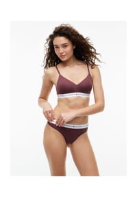 TOMMY HILFIGER - Tanga Signature Micro, Logo-Bund, für Damen - BDS BLACK