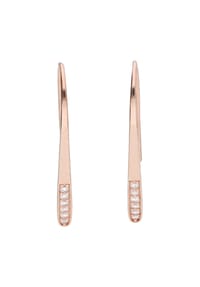 SMART JEWEL® - Ohrhaken mit Zirkonia, rosé vergoldet, Silber 925 - rosé