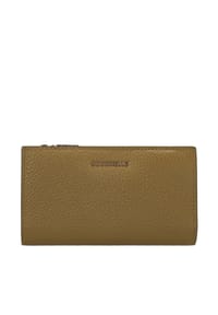 COCCINELLE - Metallic Soft - Geldbörse 12cc 16 cm (seagrass) - seagrass