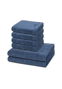 Cawö 4 X Handtuch 2 X Duschtuch im Set Lifestyle - Lifestyle - Anthrazit