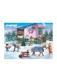 playmobil® - Adventskalender: Weihnachtsbacken im Reitercafé 71952 - 