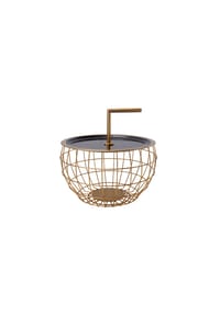 Kayoom - Beistelltisch Art Deco 555 schwarz - schwarz