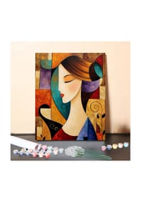 ARTNANAS - ARTNANAS DIY Malen nach Zahlen Set-"Stille Schönheit" ohne Rahmen in 40*50CM - 