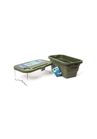 COFI - Platinet Zusammenklappbare Ordnungsbox für vielseitige Aufbewahrung - Grün 47 × 23.5 × 29 cm