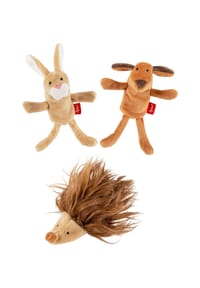 sigikid® - Fingerpuppenset Garten My Little Theatre ,  für Babys und Kinder - braun/beige
