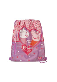 COFI - Peppa Pig Gymbag für Mädchen Alltag und Aktivitäten 32 × 2 × 40 cm - Rosa 32 × 2 × 40 cm