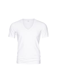mey - Dry Cotton Unterhemd, Kurzarm, V-Ausschnitt, für Herren - 668 YACHT BLUE