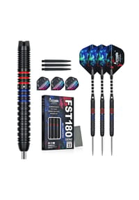 COFI - Formula FST180 Gen2 Black+Blue & Red Rings Tungsten Dart Steeltip - Mehrfarbig 14 × 1 × 1 cm
