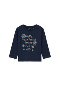 s.Oliver - Langarmshirt, Baumwolle, für Babys und Kleinkinder - 5952  BLUE