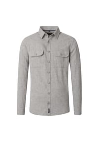 CASAMODA - Herren Hemdjacke uni Casual Fit - Beige