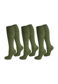 normani® - 3 Paar Outdoor-Kniestrümpfe ARMY - Marine