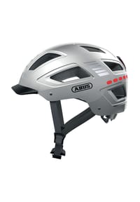 ABUS - Fahrradhelm "Hyban 2.0 LED" silber - silber