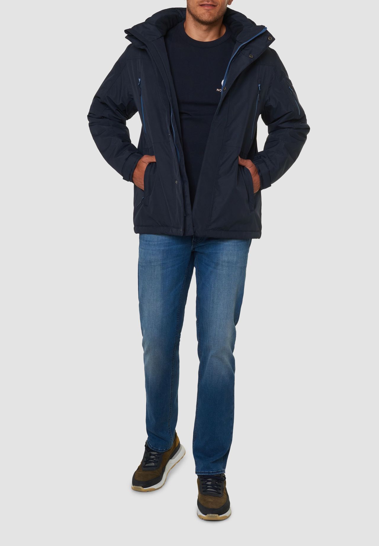 GLOBETROTTER Jacke, Kapuze, Stehkragen, für Herren | GALERIA 