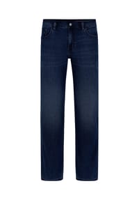PADDOCK'S® - Slim-Fit Jeans im 5-Pocket Stil mit Komfort Stretch PIPE Saddle Stitch - blue overdye black used