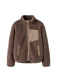name it® - Teddyjacke MATTIA TEDDY Jacke - braun