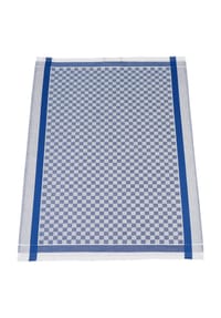ROSS® - Halbleinen-Geschirrtuch Exclusiv "Karo" - BLAU