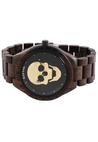 RAPTOR Raptor - Herren Quarz Armbanduhr Snorre - 3 ATM - Mineralglas - braun-gold-schwarz