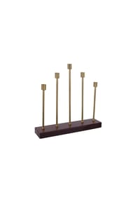 Kayoom - Kerzenhalter Art Deco 525 - bordeaux - gold
