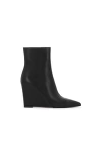 ONE ELEMENT - Schwarze Naturlederstiefel auf Architekturanker - Schwarz