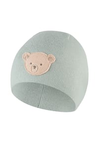 Sterntaler® - Beanie Bärchen, Stickerei, für Babys und Kleinkinder - 228 PUDERGRÜN