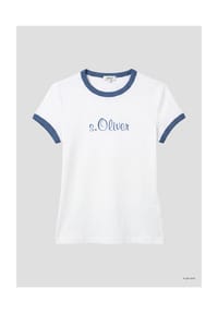 s.Oliver - T-Shirt, Baumwolle, für Damen - 33D1 RED