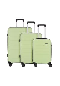 d & n® Travel Line - Travel Line 4100 4 Rollen Kofferset 3-teilig - black