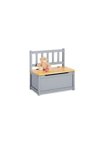 Pinolino® - Kindertruhenbank 'Fenna', grau/natur - grau