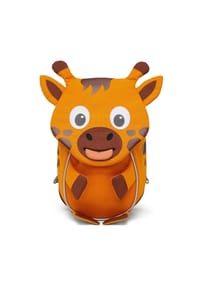 Affenzahn KLEINER FREUND - Kindergartenrucksack, Reflektoren, Zweiwege-Reißverschluss, für Kinder - GIRAFFE