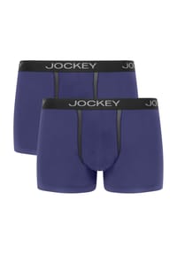 JOCKEY® - Chafe Proof Pouch Pants, 2er-Pack, Logo-Gummibund, für Herren - 485 MIDNIGHT SAIL