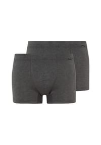 HANRO - 2er-Pack Retro Boxershorts Cotton Essentials - 3022 HERBAL TEA/VINTAGE INDIGO