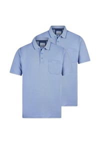 redmond - Poloshirt 2er Pack Basic - Beige