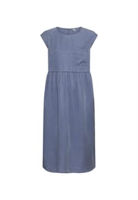 camel active - Sommerkleid mit Brusttasche - Ozeanblau