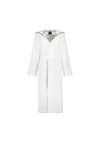 Cawö - Sauna Time Bademantel, Kapuze, für Damen - 67 WEISS