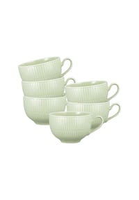 Seltmann Weiden Milchkaffeetassen Amina 0,35 l 6er Set - AMINA - grau