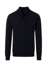 CASAMODA - Herren Strickjacke uni - Schwarz