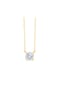 PUKKA BERLIN Damen Schmuck-Set, Kette mit Anhänger, Ohrstecker, 585er Gelbgold mit 3 Diamanten, zus. ca. 1 Karat Bild 3