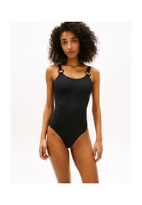 TOMMY HILFIGER - Badeanzug, breite Träger, für Damen - BEH PVH BLACK
