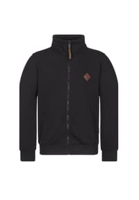 naketano - Sweatjacke, Stehkragen, für Herren - BEIGE MELANGE