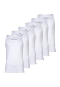 BOSS - Herren Slips, 6er Pack - Briefs 6P Power, Cotton Stretch, Logo, einfarbig - Weiß