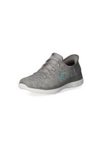 SKECHERS® - Summits Slip-On-Sneaker "Dazzling Haze", dämpfend, maschinenwaschbar, für Damen - Grau