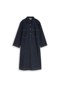 TOM TAILOR - Shirtkleid, 3/4-Arm, für Damen - 38644 BLUE DENIM