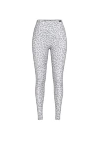 SMILODOX - High Waist Leggings Velvara - Braun Leo