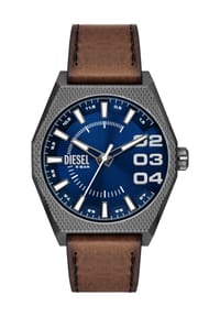 DIESEL® SCRAPER - Herrenuhr "DZ2189" - GRAU/BRAUN