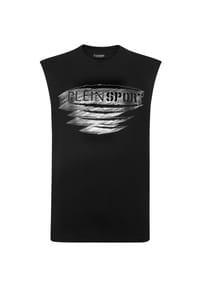 PLEIN SPORT - T-Shirt - black/silver