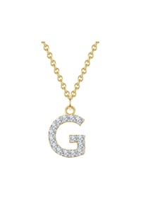 GLANZSTÜCKE MÜNCHEN - Damen Kette aus 925/- Sterling Silber in Gelbgold mit Zirkonia - gelbgold