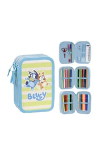 COFI - Bluey Lustiges Federmäppchen mit Zubehör – Perfektes Schulzubehör - 